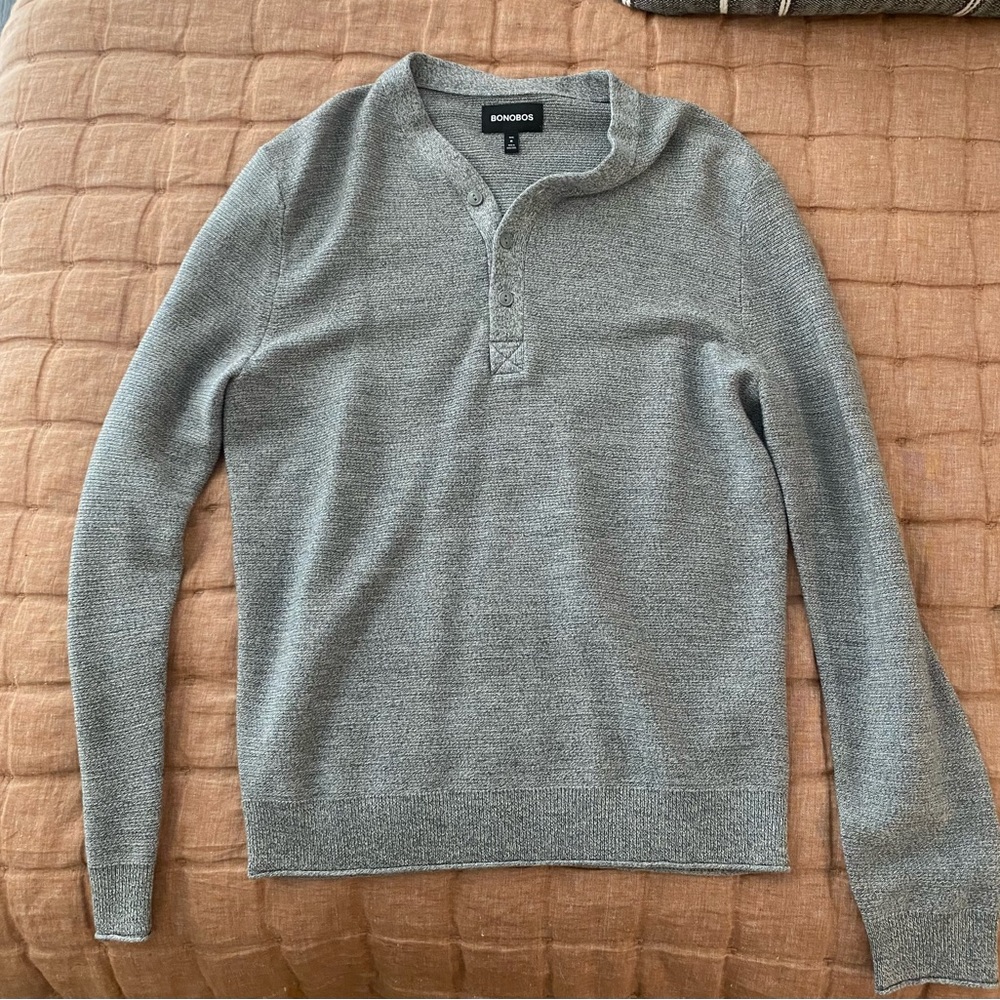 Bonobos Light Grey Sweater